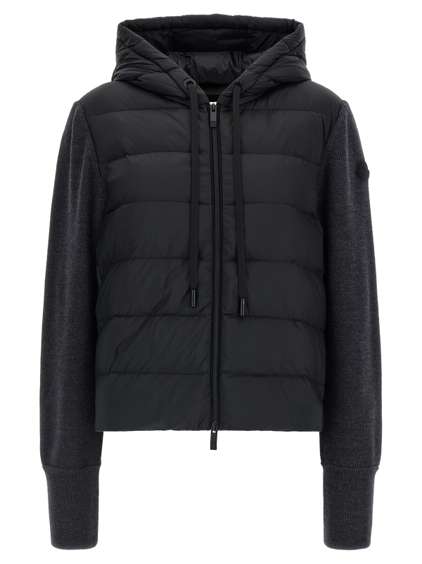 Gray Polyamide Cardigan Clothing