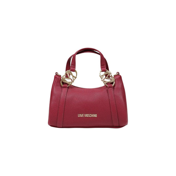 Love Moschino Polyurethane shoulder bag in purple