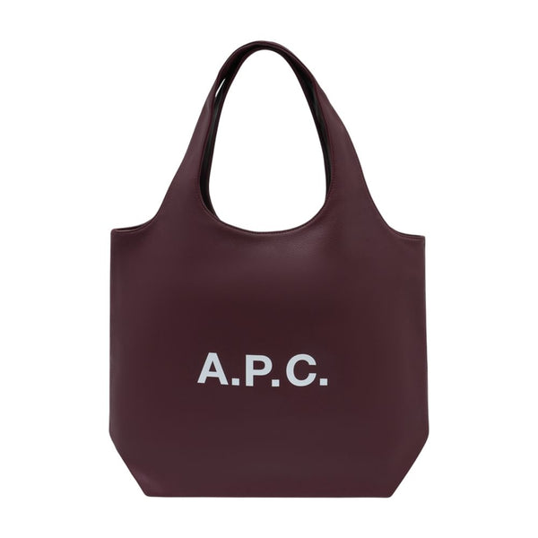 A.P.C. Synthetic tote bag in burgundy