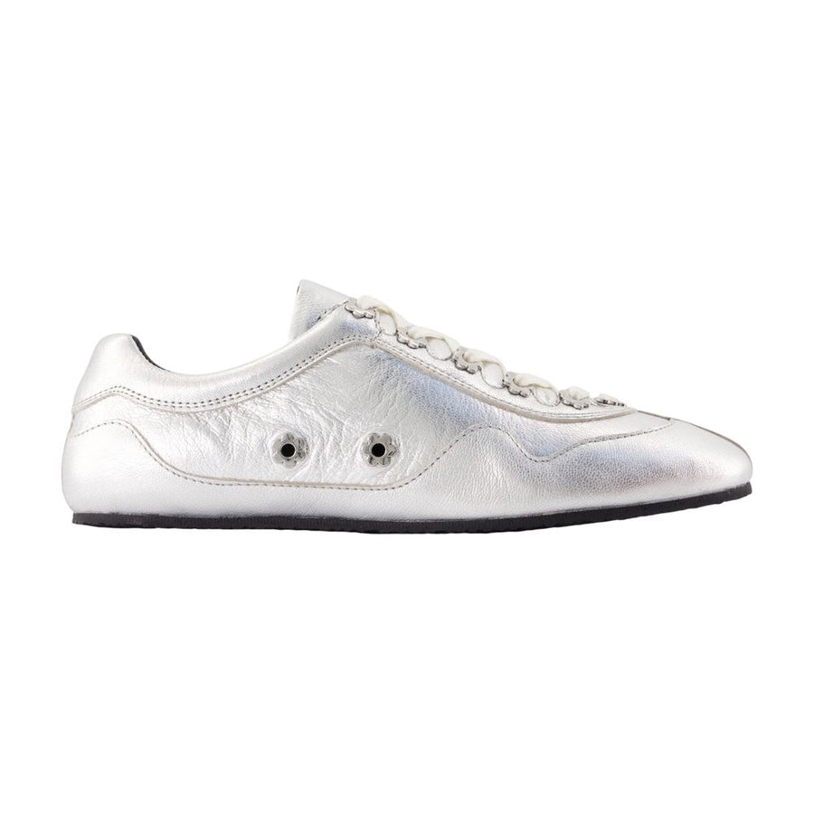 Cbblaise Stud Sneakers - Cecilie Bahnsen Leather Silver Calfskin Shoes /