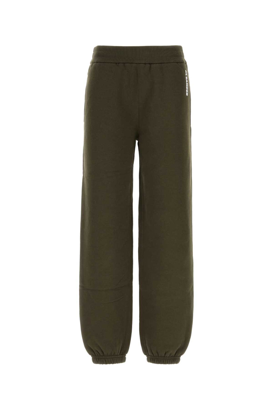 Jil Sander 100% Cotton joggers in green