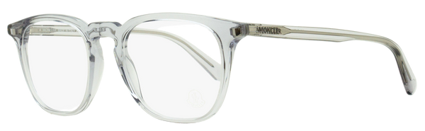 Moncler Rectangular Eyeglasses Ml5151 020 Transparent Gray 50mm Plastic (acetate)