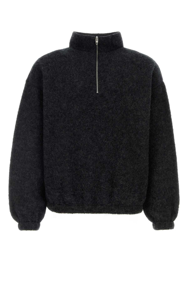Slate Wool Blend Sweatshirt 029 Exterior: Polyester Felpe