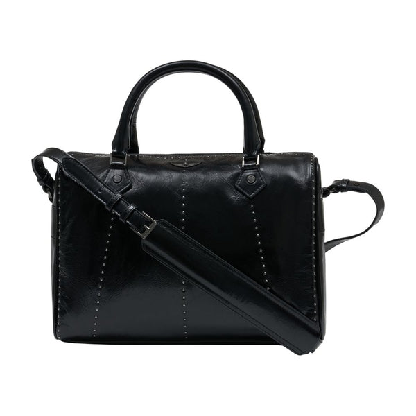 Zadig & Voltaire Calfskin top handle bag in black