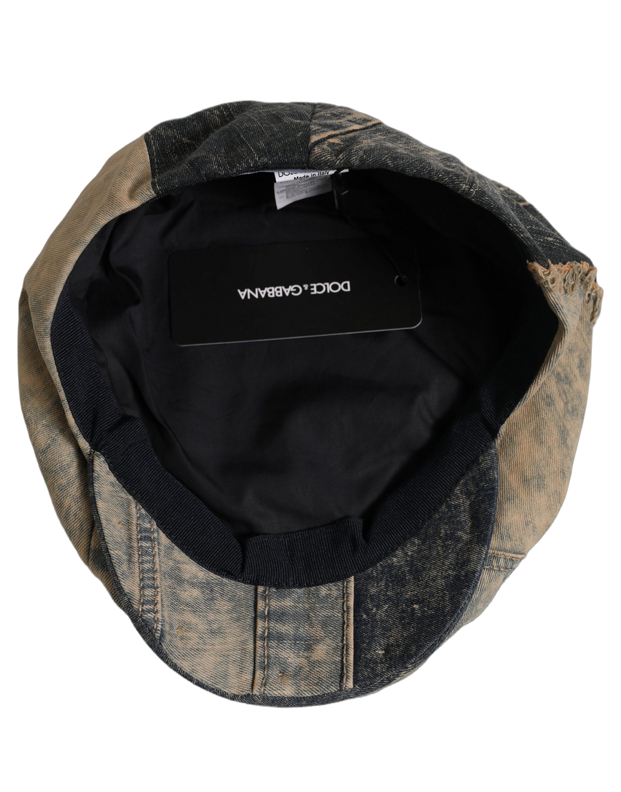 Dolce & Gabbana HAT10042 100% Cotton (exterior) flat cap in brown