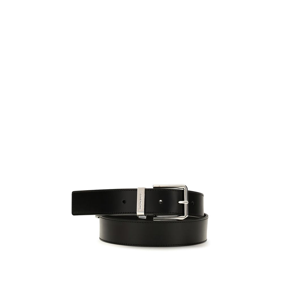 Givenchy 100% Calf Leather Bos Taurus belt in black