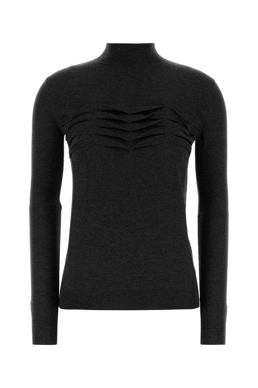 Charcoal Wool Blend Sweater Antracite Exterior: Cashmere Maglieria
