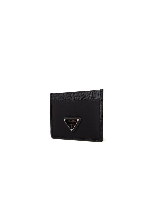 Prada Leather card case in black