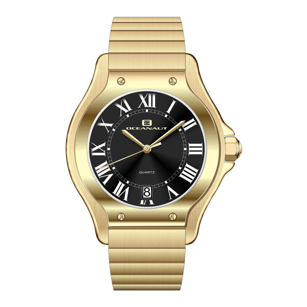 Oceanaut Stainless steel case watch in gold