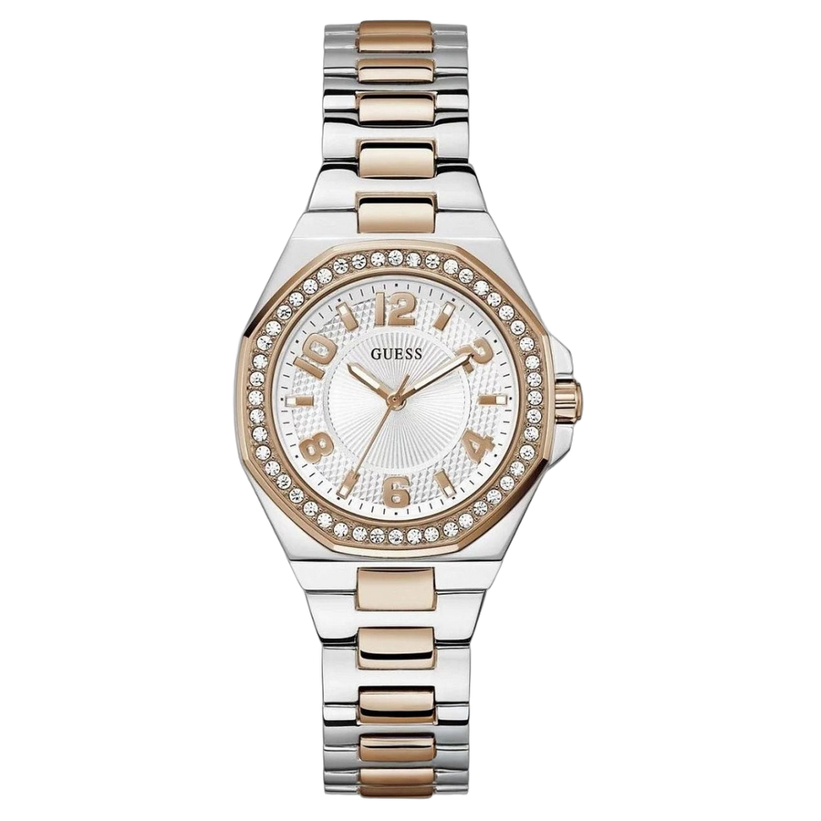 Guess Stainless steel case watch in white