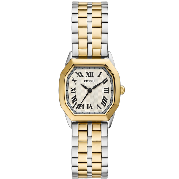 Fossil watch in gold