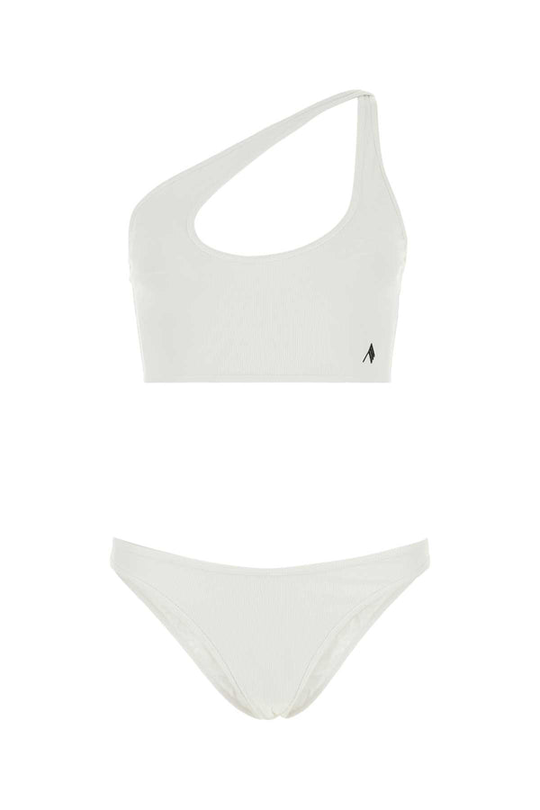 The Attico Exterior: 88% Nylon bikini in white
