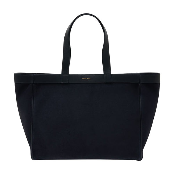 Anine Bing calfskin tote bag in navy