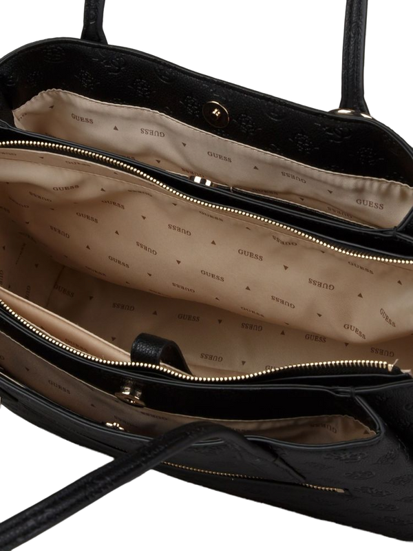 Guess 100% Polyurethane tote bag in black