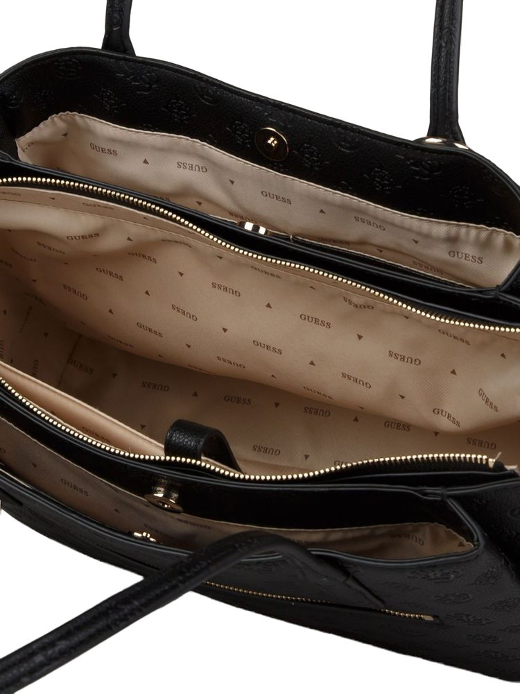 Guess 100% Polyurethane tote bag in black