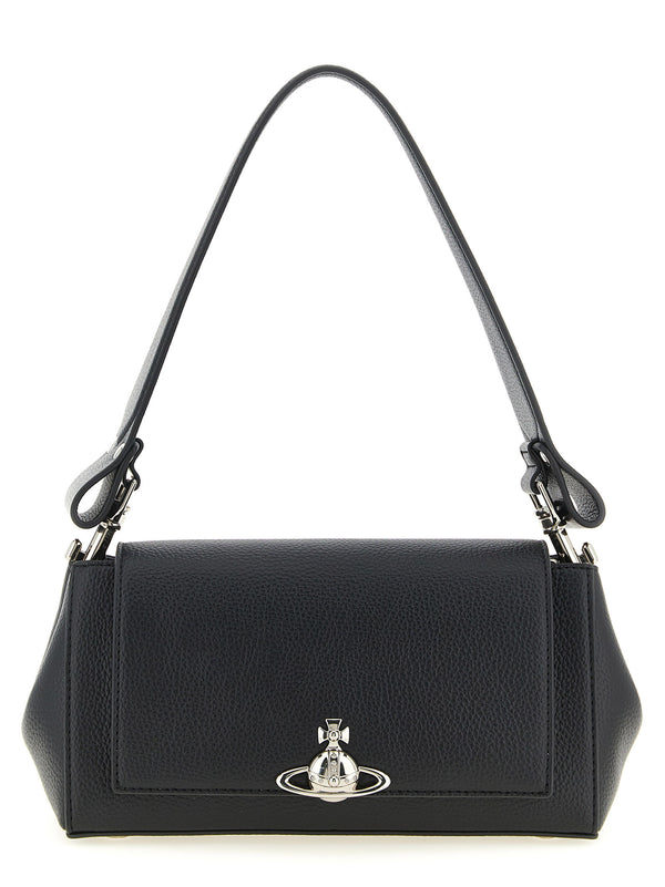 Vivienne Westwood 100% Polyurethane shoulder bag in black