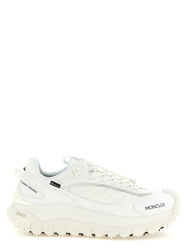 Moncler Leather sneaker in white