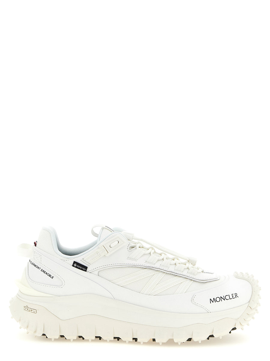Moncler Leather sneaker in white