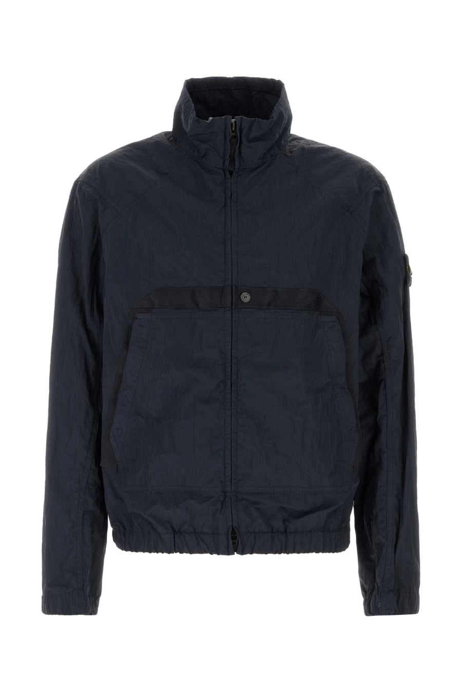 Dark Blue Nylon Jacket Exterior: Giubbini