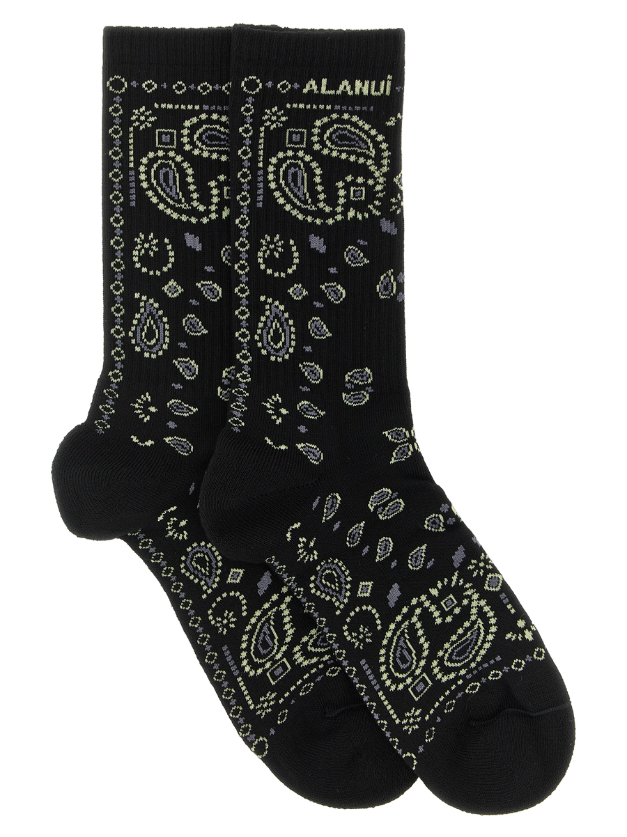 Black Cotton Socks Clothing