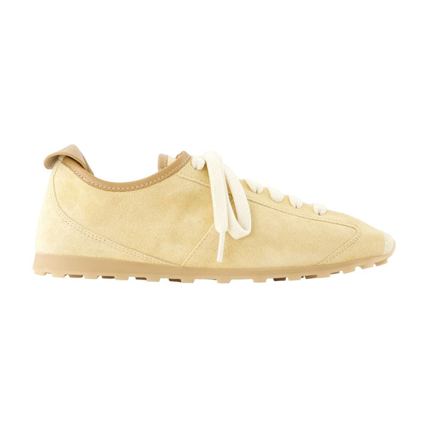 Les Tennis - Jacquemus Leather Beige Lambskin Shoes / Sneakers