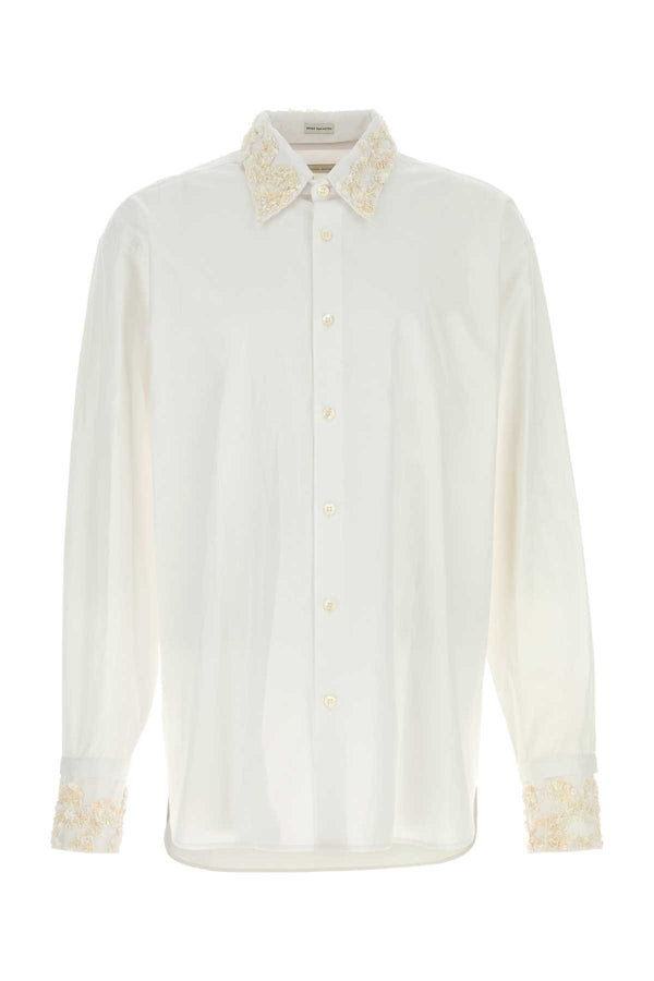 Dries Van Noten 100% Cotton shirt in white
