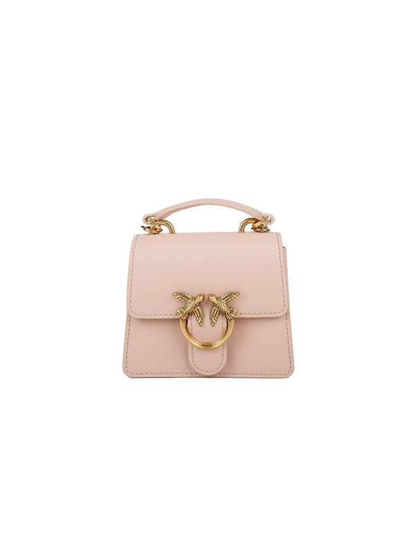 Pinko Bovine Skin top handle bag in pink