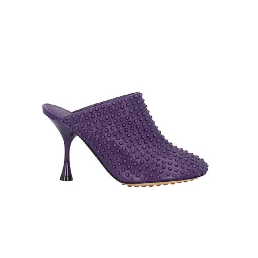 Bottega Veneta Purple lambskin upper mule in purple