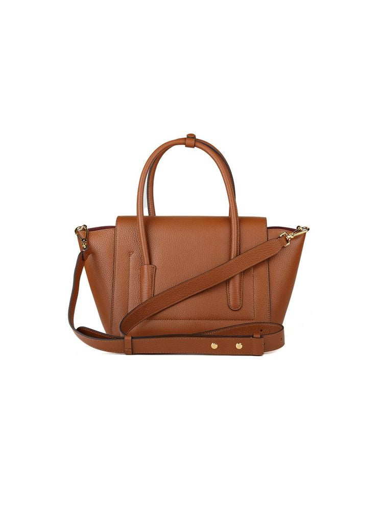 Coccinelle 100% Cowhide top handle bag in cognac