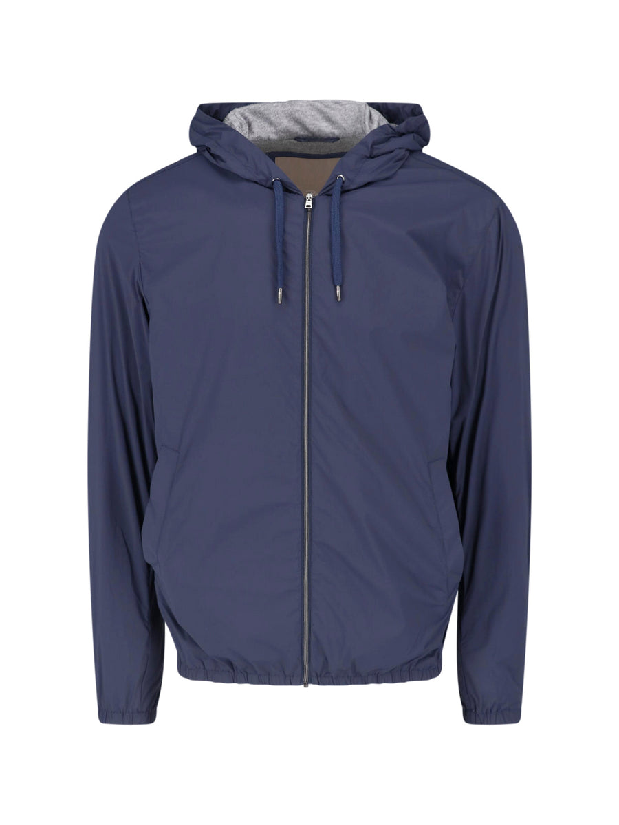 Herno 86% Polyamide jacket in navy