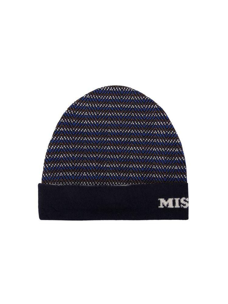 Missoni CP00WOUA491_0003_ONESIZE_Missoni 100% Wool beanie in black