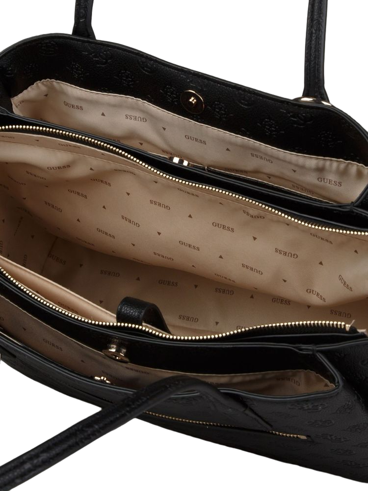 Guess 100% Polyurethane tote bag in black