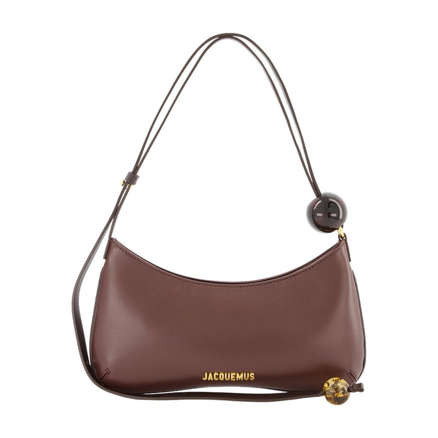 Le Bisou Perle - Jacquemus Leather Brown Cowhide Bags / Shoulder-hobo-bags