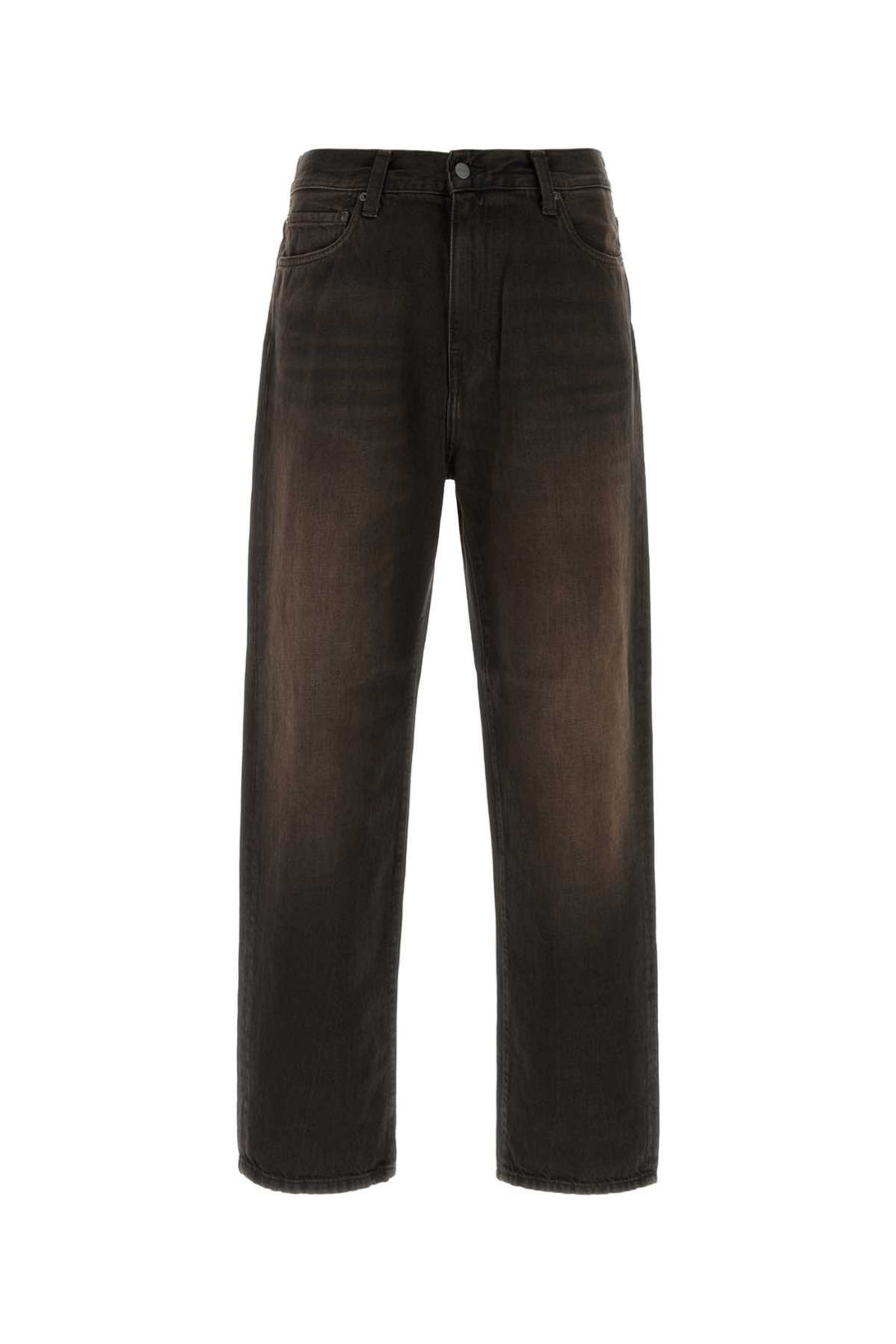 Brown Denim Aaron Pant Black Exterior: Cotton Pantaloni