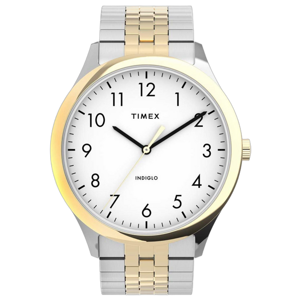 Timex Stainless steel case watch in white