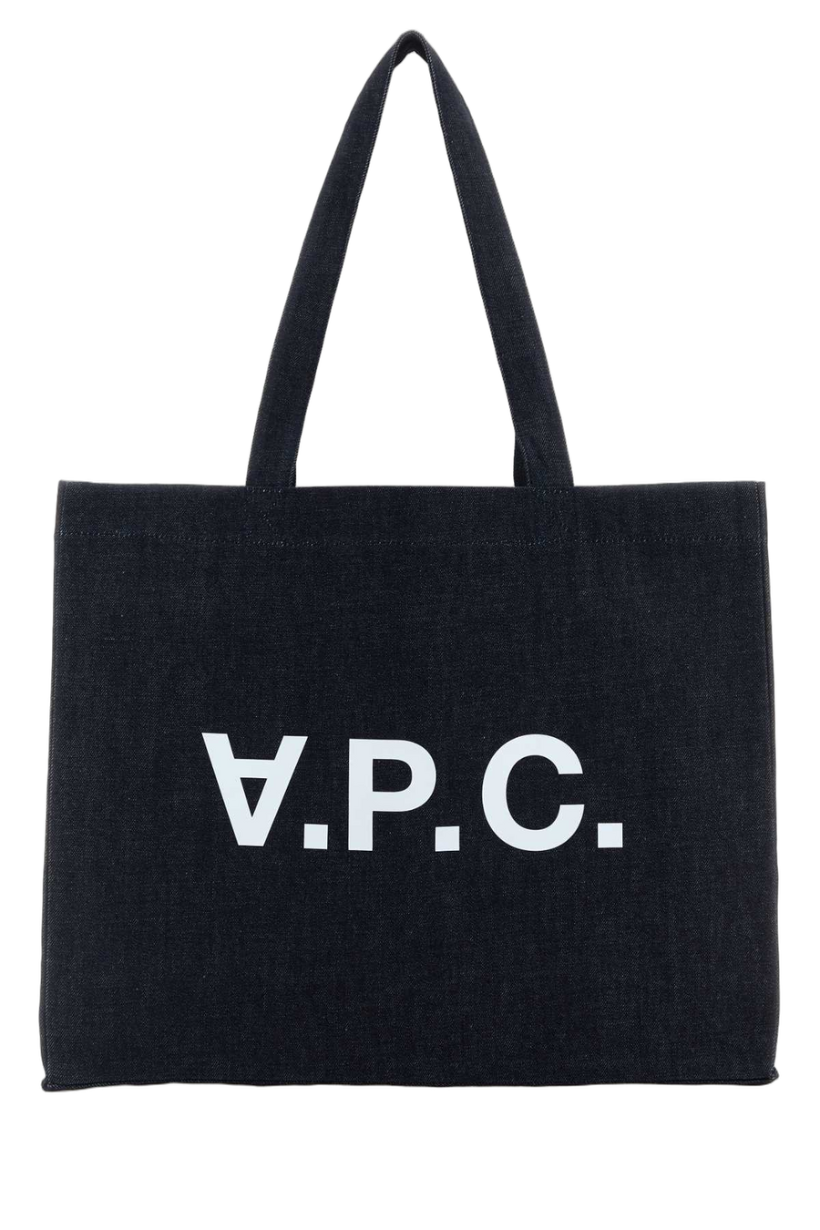 A.P.C. 100% Cotton tote bag in navy