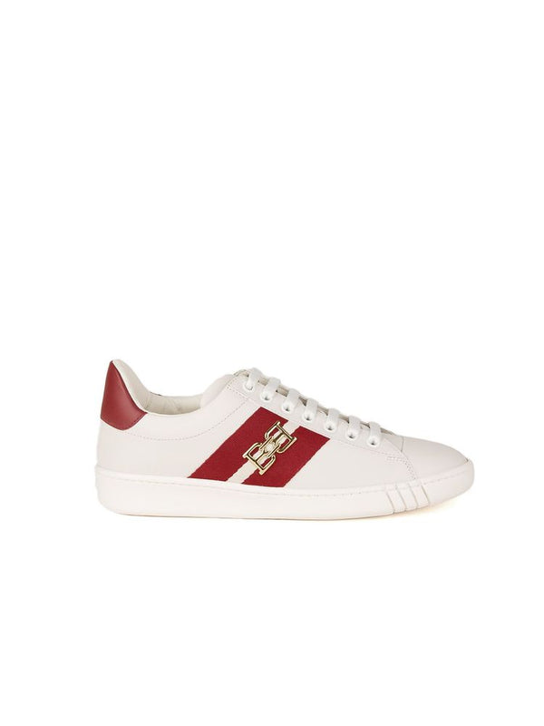 Bally Leather sneaker in white