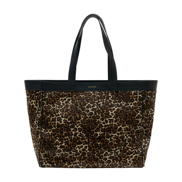 Anine Bing calfskin tote bag in black