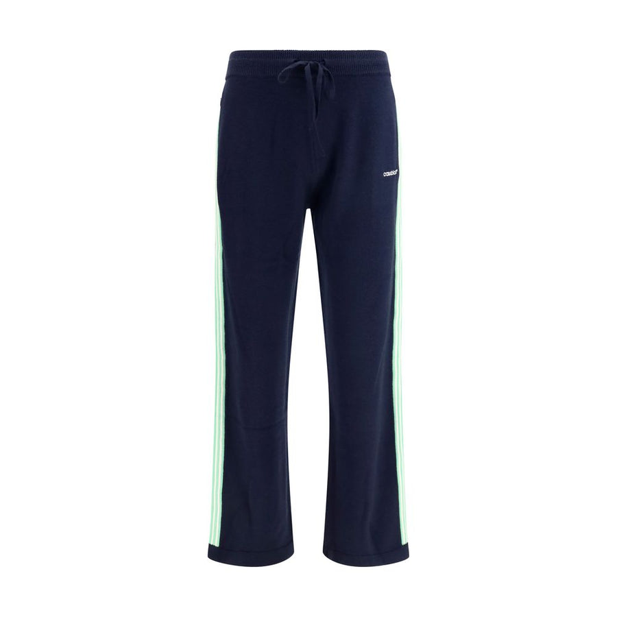 Casablanca 100% Merino Wool Ovis Aries joggers in navy