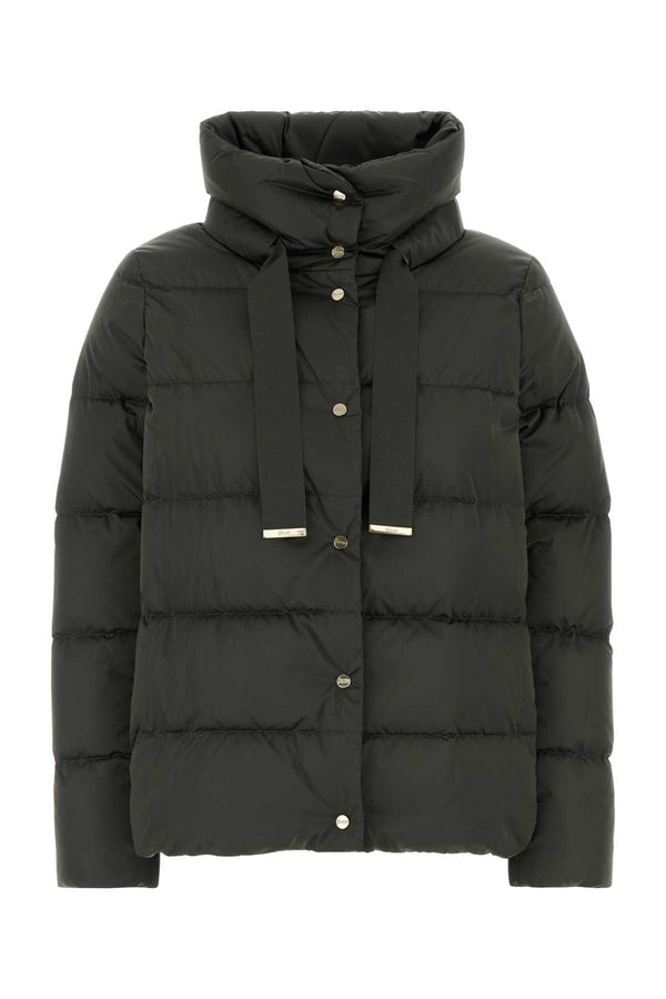 Dark Green Polyester Down Jacket 9480 Piumini