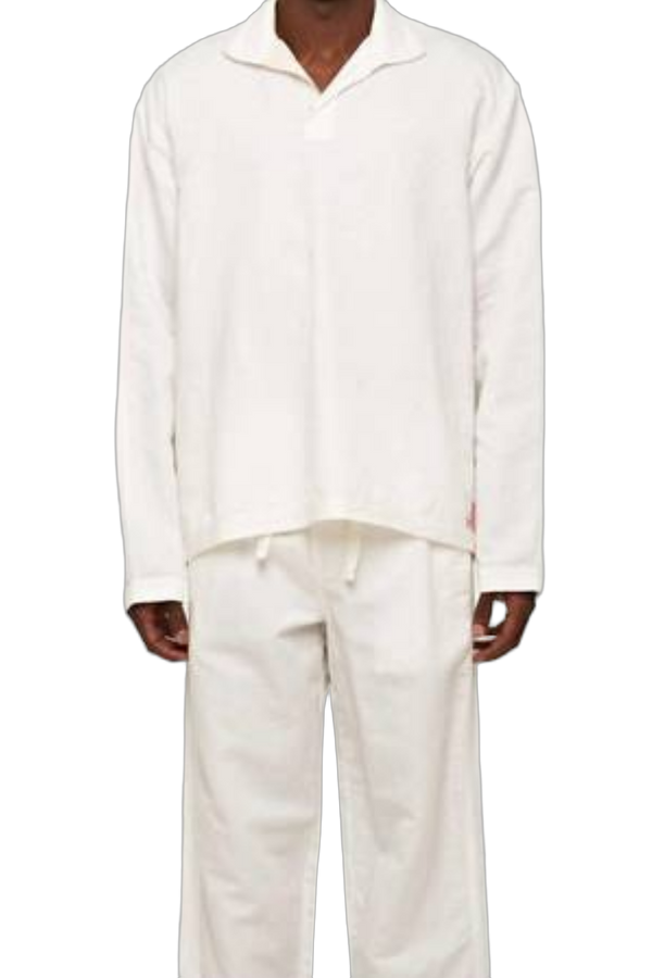Orlebar Brown 40% Linen shirt in white