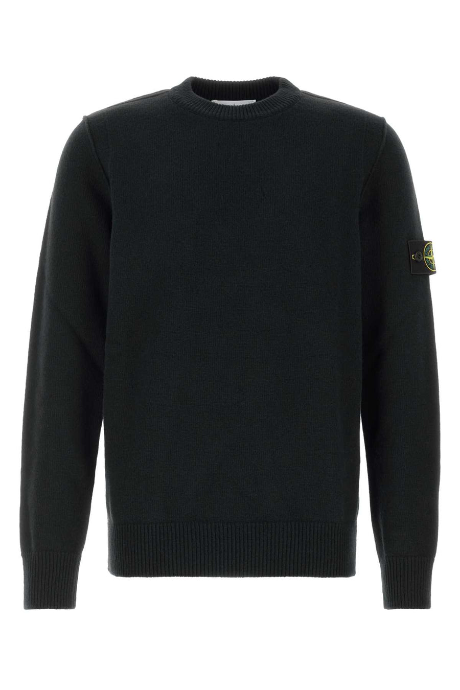 Black Wool Blend Sweater Exterior: Virgin Nylon Maglieria