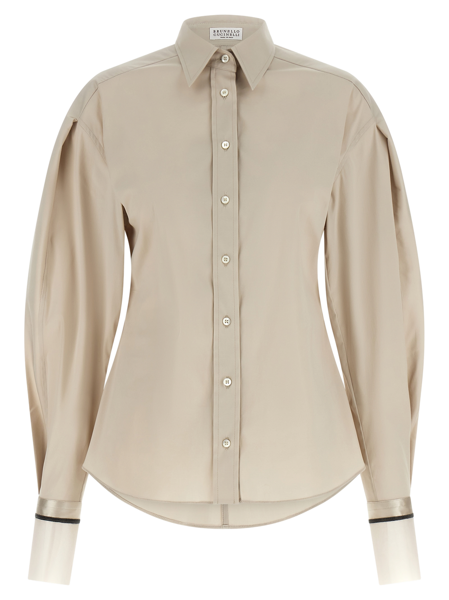 Beige Cotton Blouse