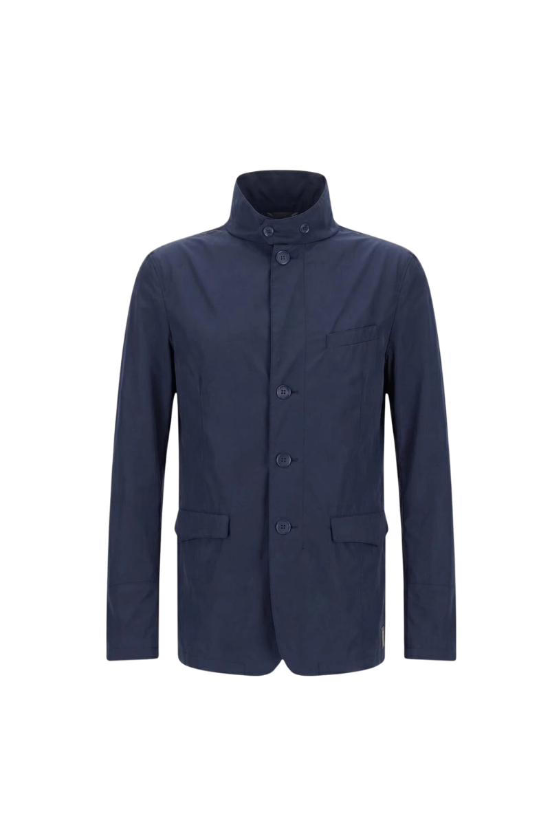 Herno 100% Polyester jacket in navy