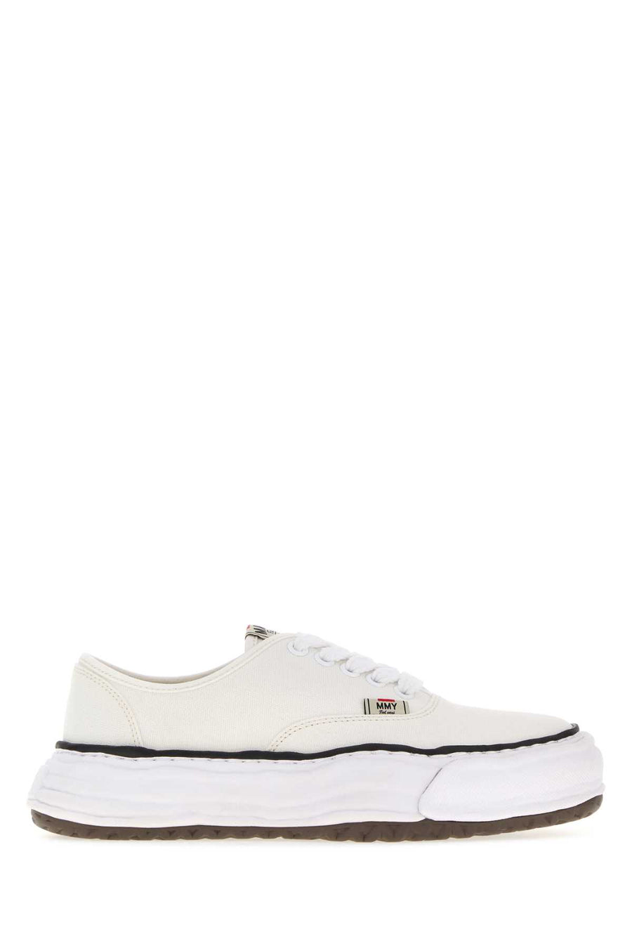 Maison Mihara Yasuhiro Exterior: 100% Cotton sneakers in white