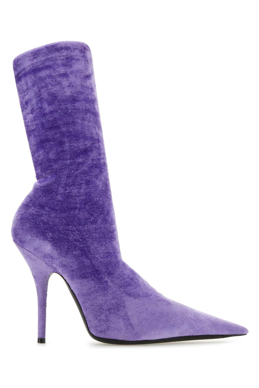 Balenciaga Exterior: 100% Fabric; Interior: 100% Fabric; Sole: Leather ankle boot in purple