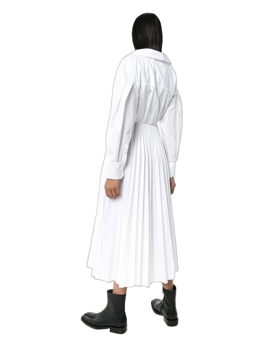 Valentino Cotton shirt dress in white