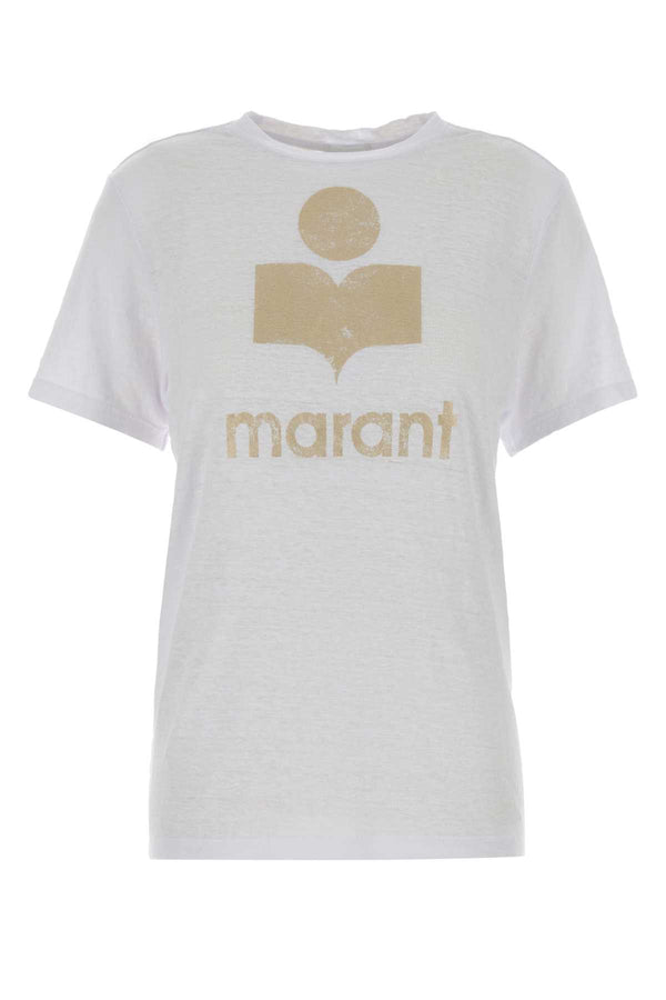 Isabel Marant Etoile 100% Linen t-shirt in white
