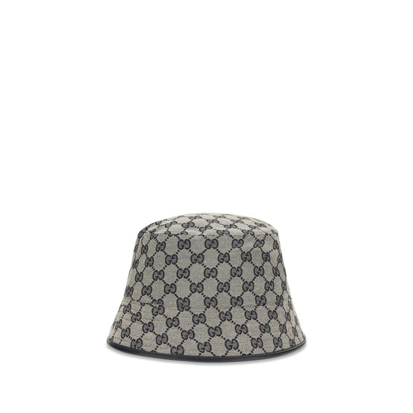 Gray Polyester Bucket Hat