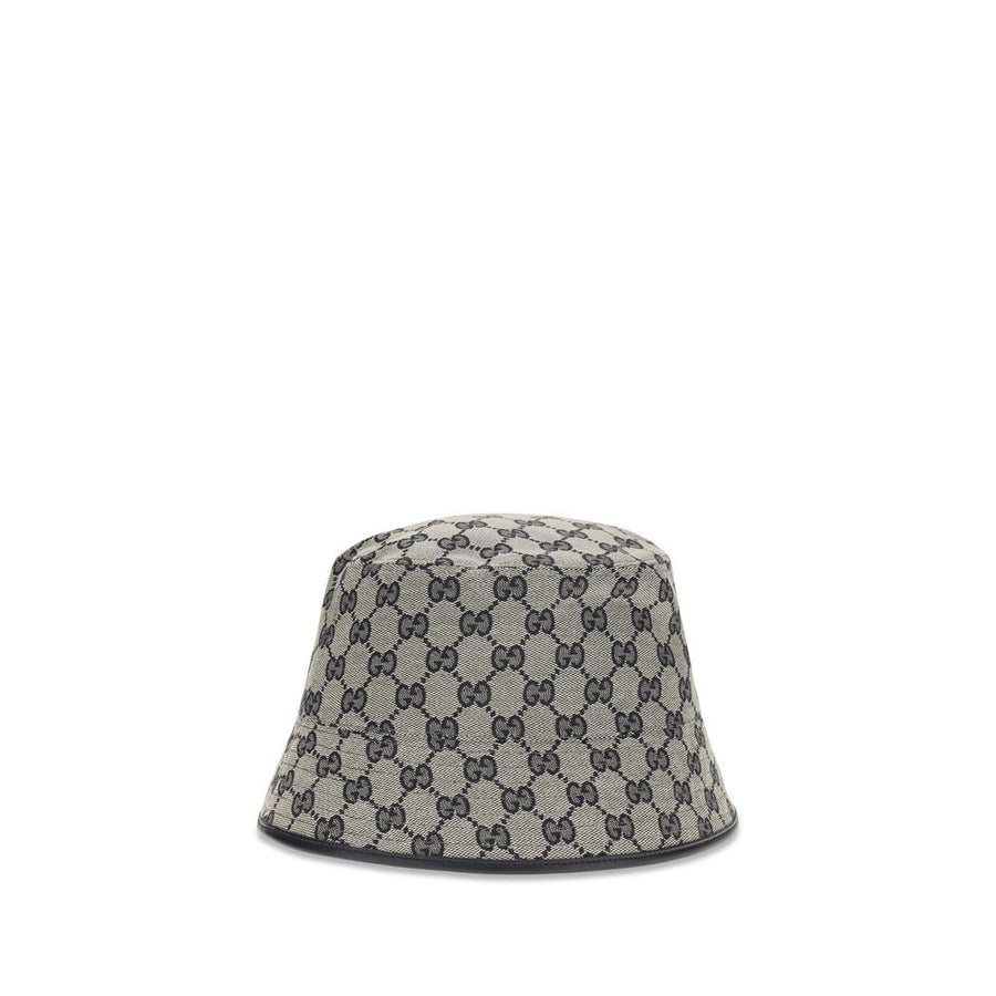 Gray Polyester Bucket Hat
